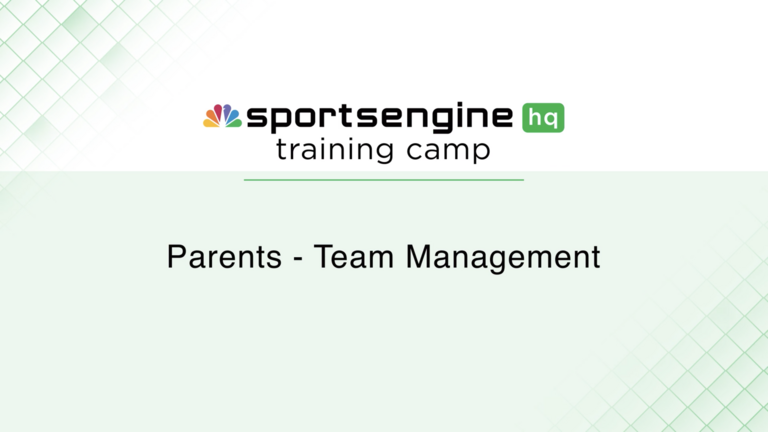 Parents - Team Management